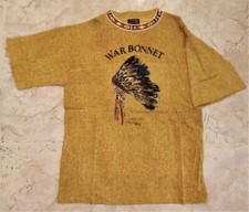 T SHIRT COLLECTOR  JOHNNY HALLYDAY- WESTERN PASSION  Modele WAR BONNET