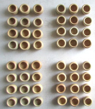 Lot de 4 douzaines de godets individuels à escargots céramique cuisson four