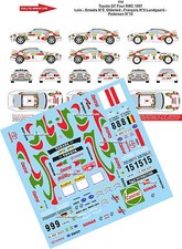 DECALS 1/32 REF 0114 TOYOTA