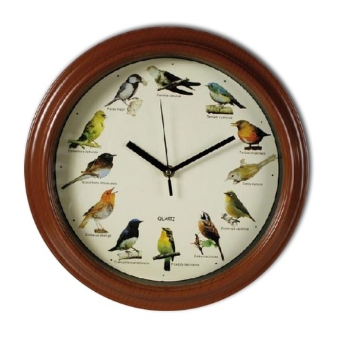 Horloge murale oiseaux - à,