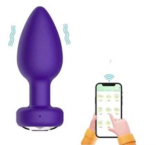 Neuf Sextoy Plug Connecté Vibrant Anal Sex USB Butt Homme Femme 