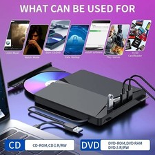 Lecteur DVD CD externe USB 3.0 et Type C graveur portable multi lecteur