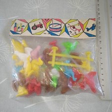 vintage plastic farm animals -