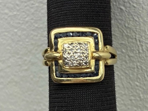 Bague carats saphirs - en,