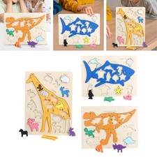 Puzzles Montessori en bois