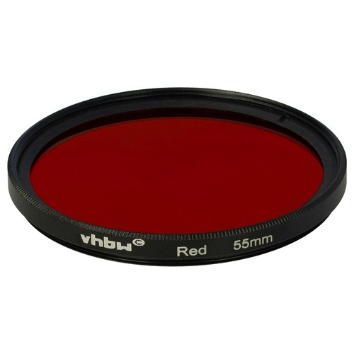 Filtre couleur rouge objectif