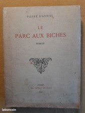 Pierre d'Anniel : Le Parc aux biches (1931) [curiosa, littérature érotique]