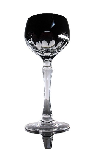 Verre vin cotes plates - a,