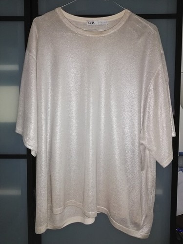 Tee shirt oversize zara neuf - oversize,