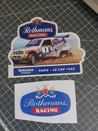 Autocollant rothmans racing - autocollant,