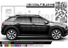 Kit compatible Citroën cactus effet damier  Autocollant stickers Decals