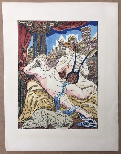 Gravure originale pierre - gravure,