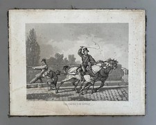 Les chevaux de bateau, gravure