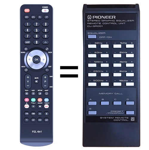 Gr001 replace remote - cu-gr001,