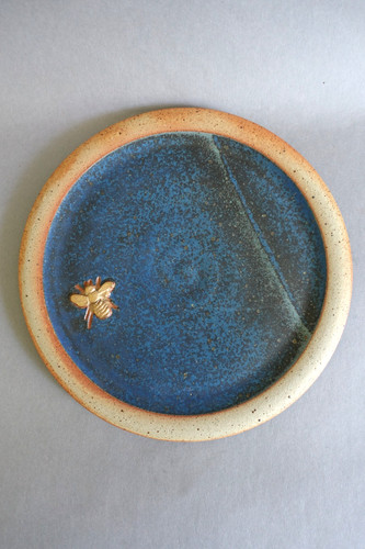 Assiette décorative grès - décorative, en