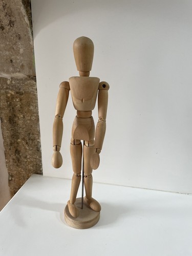 Mannequin articulé bois - articulé, en
