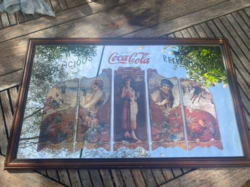 Miroir publicitaire coca cola - coca,