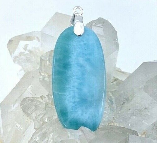 Pendentif larimar pierre - pendentif,