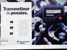 ALPHAPAGE vintage Print Ad !! " Best Bipeur "