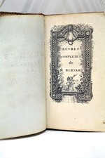 LIVRE ANCIEN BERNARD