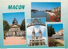 71 - Macon - Multivues - Flamme Postale - CPM - Voir Scans Recto-Verso