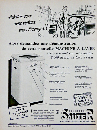 Publicité presse 1955 - publicitÉ,