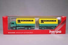 LE1850 HERPA WAGENER Camion Ho 1/87 MAN semi-remorque Schenker 
