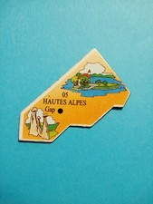 ANCIEN  MAGNET LE GAULOIS  CARTE DE FRANCE N° 05  HAUTES  ALPES