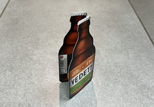 TRIANGLE PVC PUBLICITAIRE DE TABLE BIERE BELGE BELGIAN BEER BIER VEDETT T N°2