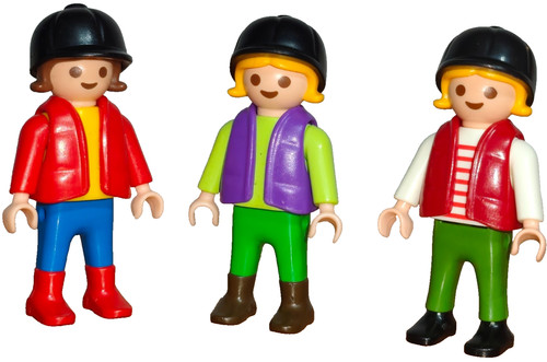 Playmobil figurines filles - playmobil, x3
