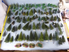 Lot de 114 arbres SAPINS Ho 1/87 décors pour train électrique , DIORAMA