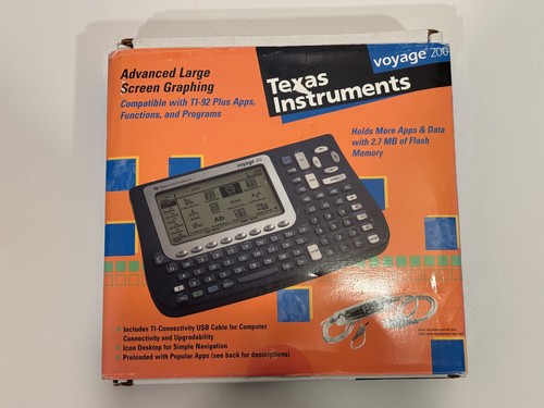 Texas instruments voyage 200 - instruments,