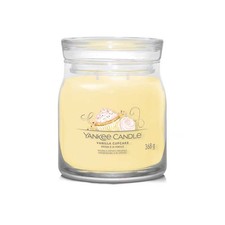 YANKEE CANDLE Bougie En Verre Moyenne Signature Vanille Cupcake