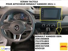 VITRE ECRAN TACTILE RENAULT KANGOO 2021-2024 pour AFFICHEUR ECRAN LCD