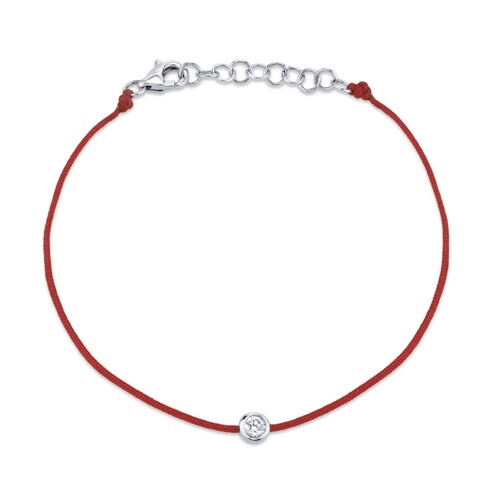 Solitaire diamant bracelet 14k - bracelet,