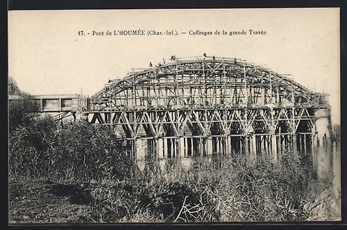 Cpa houmée pont - cpa,