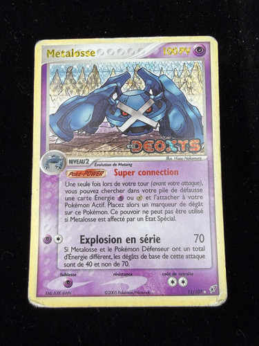 Carte pokemon metalosse - carte,