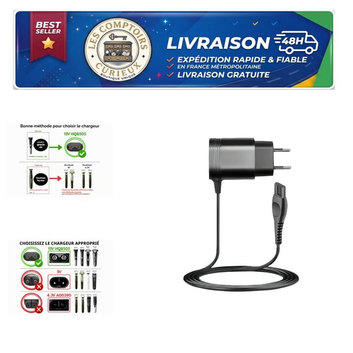 Chargeur rasoir philips - chargeur, hq8505