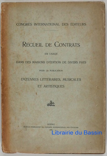 Recueil contrats usage - recueil,