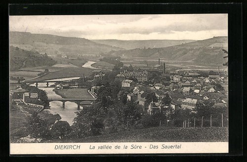 Cpa diekirch vallée - cpa, diekirch,