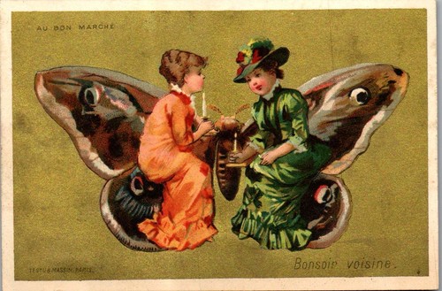 Chromos bon marche voir - marche,