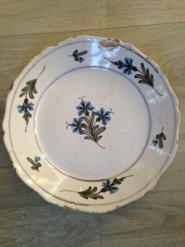 Assiette faïence - assiette,