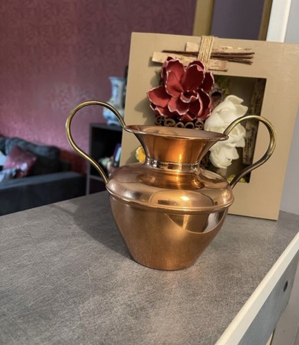 Pichet vase cuivre - pichet, laiton