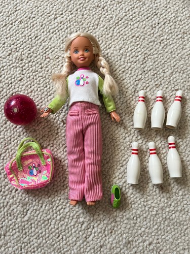 Barbie stacy bowling party - barbie,