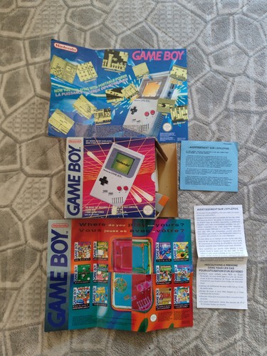 Boite officielle game boy - game, 1989
