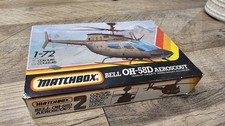 Maquette hélicoptère matchbox 1/72 Bell oh 58D aeroscout