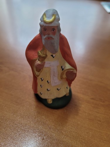 Santon crèche roi mage - santon, 8