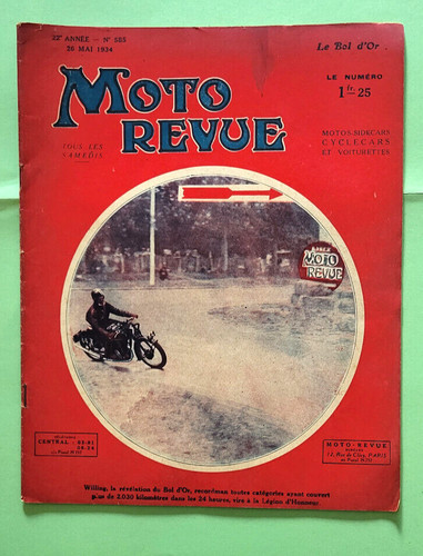 Moto revue 585 5 1934 - , /
