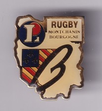 RARE PINS PIN'S .. SPORT RUGBY CLUB TEAM E. LECLERC BOURGOGNE MONTCHANIN 71 ~GC