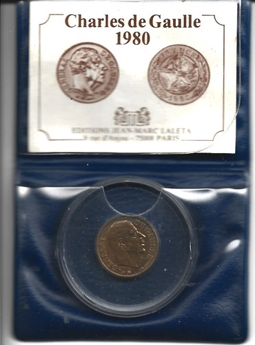 Médaille charles gaulle - charles, en